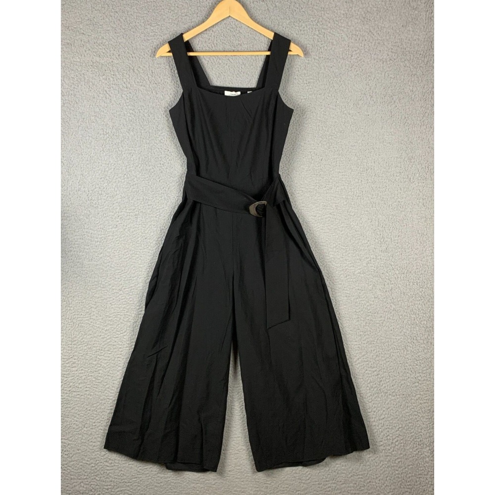 Vince Jumpsuit Women 6 Wide Leg Crop Minimalist Pantsuit